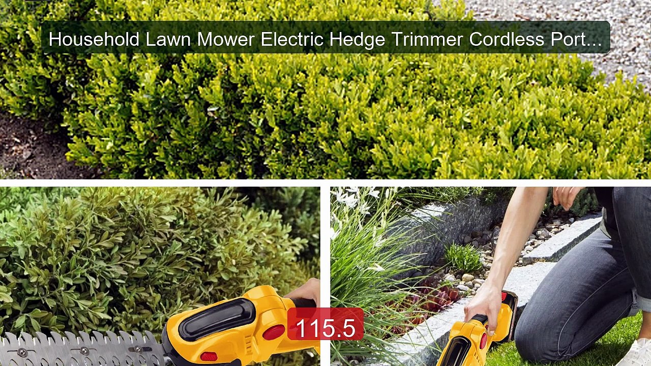 Household Lawn Mower Electric Hedge Trimmer Cordless Portable ... -- Best Buy 2026 | Great Quality!