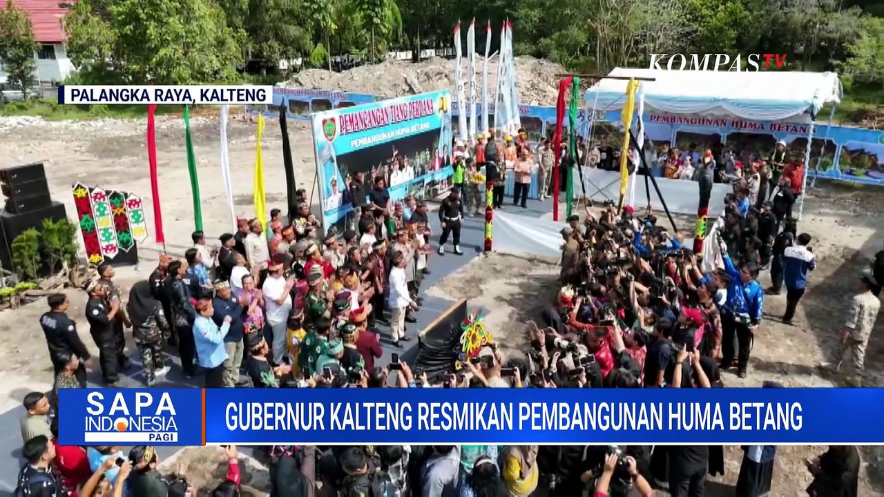 Gubernur Kalteng Resmikan Pembangunan Huma Betang, Jadi Pusat Pelestarian Budaya Dayak