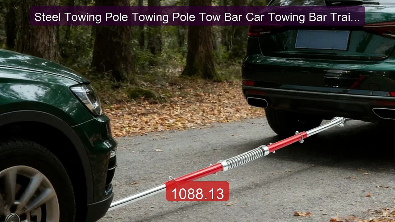 Steel Towing Pole Towing Pole Tow Bar Car Towing Bar Trailer T... -- Best Buy 2026 | Great Quality!