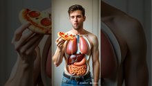“Inside Your Body: What Happens After Eating Pizza | 3D Animation”