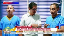 PBBM, kinumusta ang kalagayan ng dalawang sugatang sundalo na hinampas ng mga tauhan ng Chinese Coast Guard sa Ayungin Shoal | ulat ni Patrick de Jesus