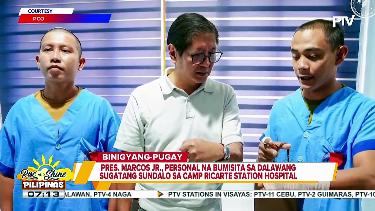 PBBM, kinumusta ang kalagayan ng dalawang sugatang sundalo na hinampas ng mga tauhan ng Chinese Coast Guard sa Ayungin Shoal | ulat ni Patrick de Jesus