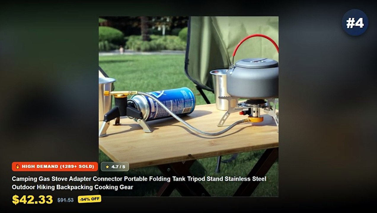 Ultimate Guide to the Best Portable Camping Stove - Newest Arrival Outdoor Portable Three Head Stove Camping Windproof S...