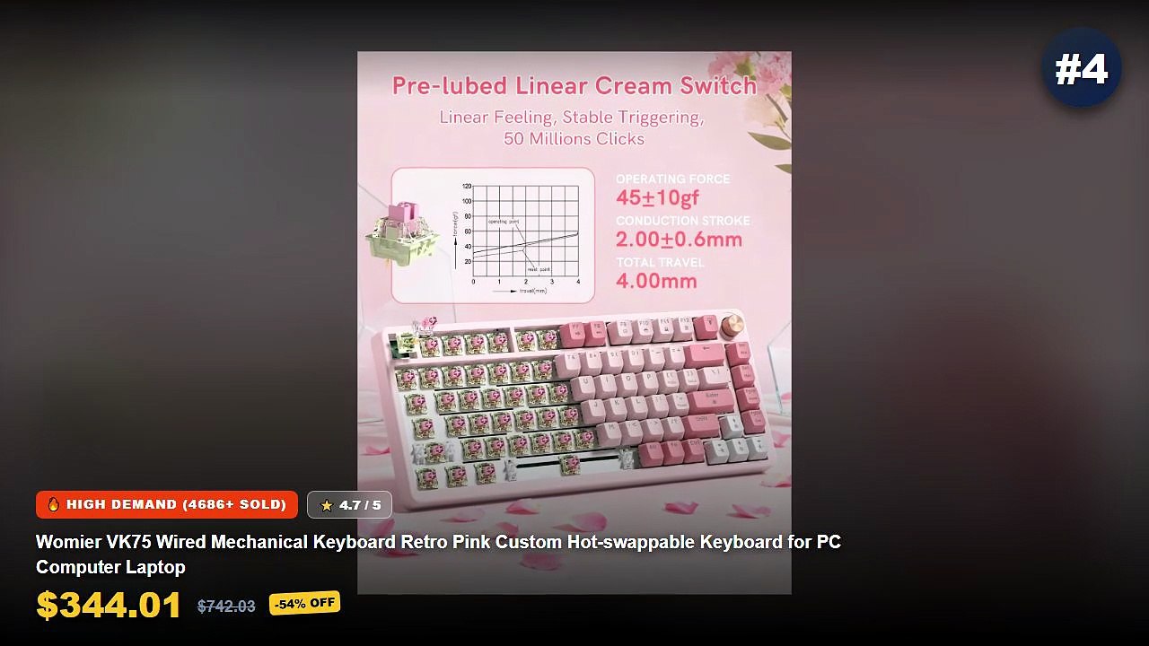 Why Everyone Is Buying Retro Mechanical Keyboard - KBDiy Retro MAC Style Keycaps ISO KOA Profile PBT Keycap Custom MX Sw...