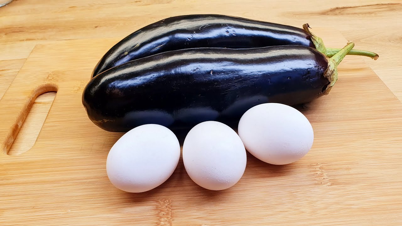 Schnelles rezept Auberginen  in 10 Minuten, schnelles Abendessen Rezept