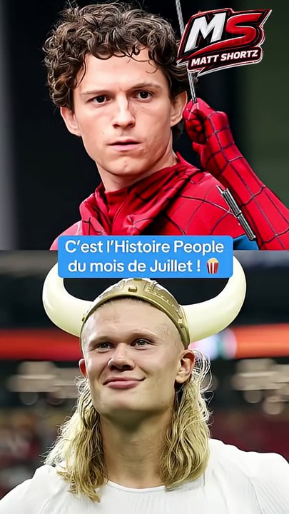 Erling Haaland accepte de manger avec Tom Holland 😄