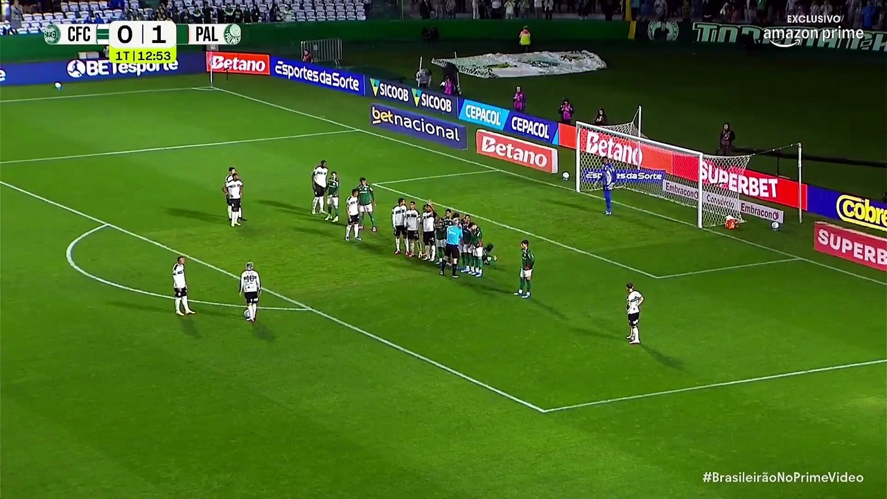 Coritiba x Palmeiras (Campeonato Brasileiro 2026 19ª rodada) 1º Tempo