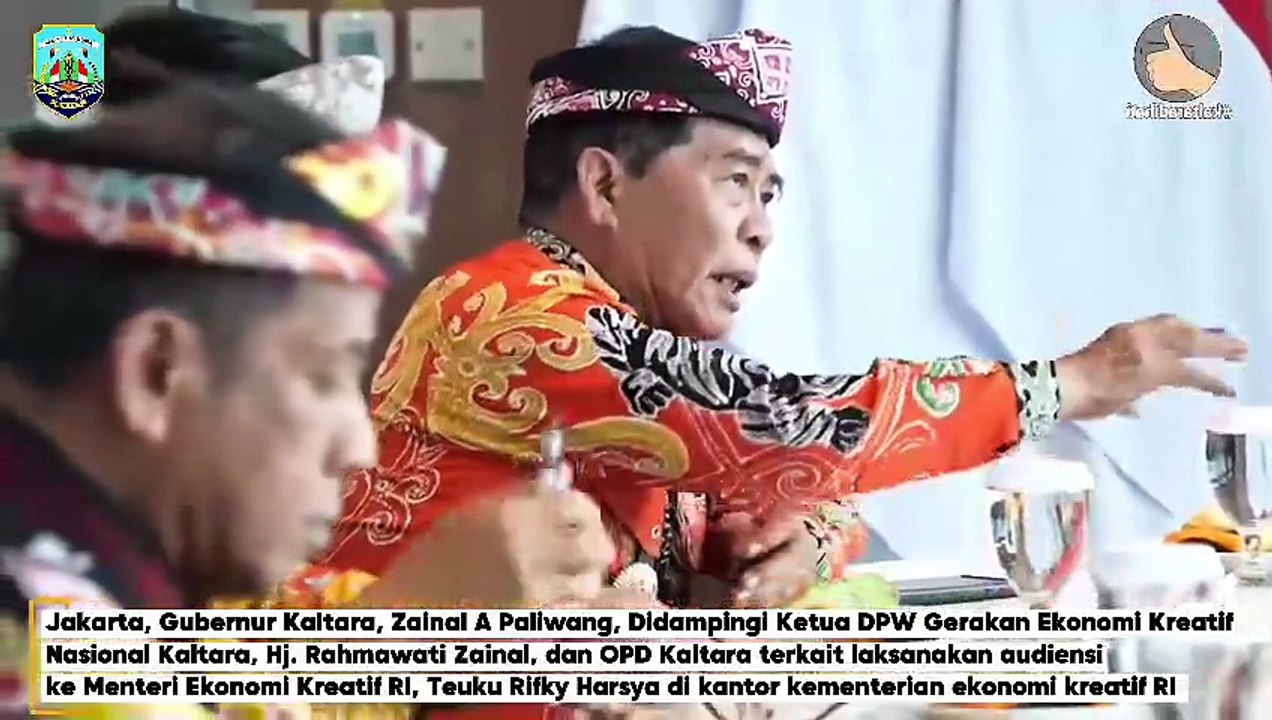 Gubernur Kaltara didampingi Ibu Rahmawati Audiensi ke Mentri Ekonomi Kreatif RI