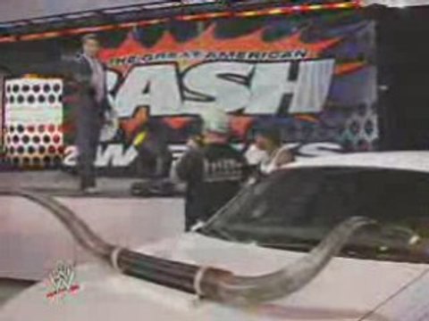 Cena and Cryme Tyme destroy JBL's limo 07 07 08