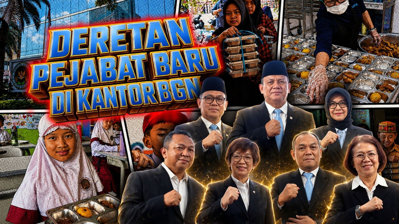 Deretan Pejabat Baru di Kantor BGN