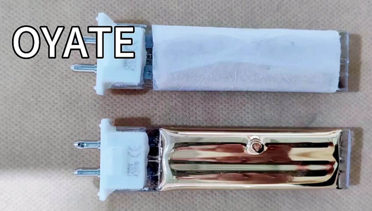100mm 420w gold coated twin tube halogen IR lamps