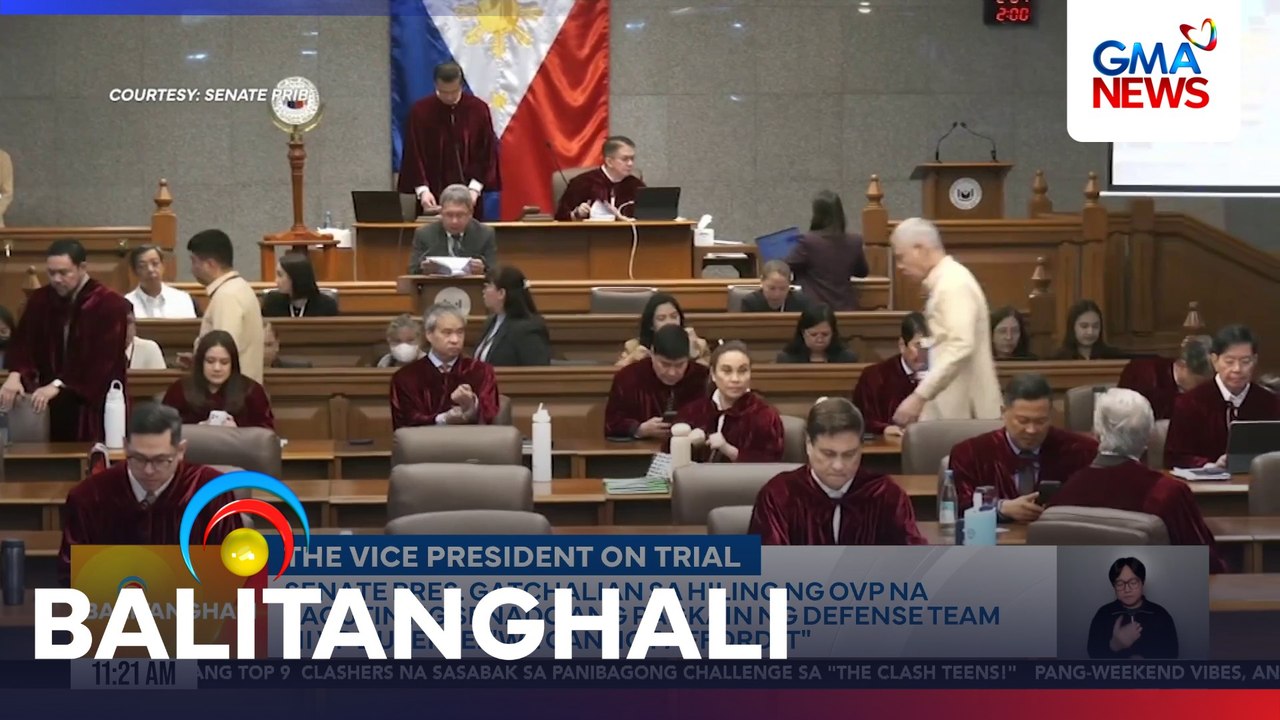 SP Gatchalian sa hiling ng OVP na sagutin ng Senado ang pagkain ng Defense Team ni VPSD -'We cannot afford it' | Balitanghali