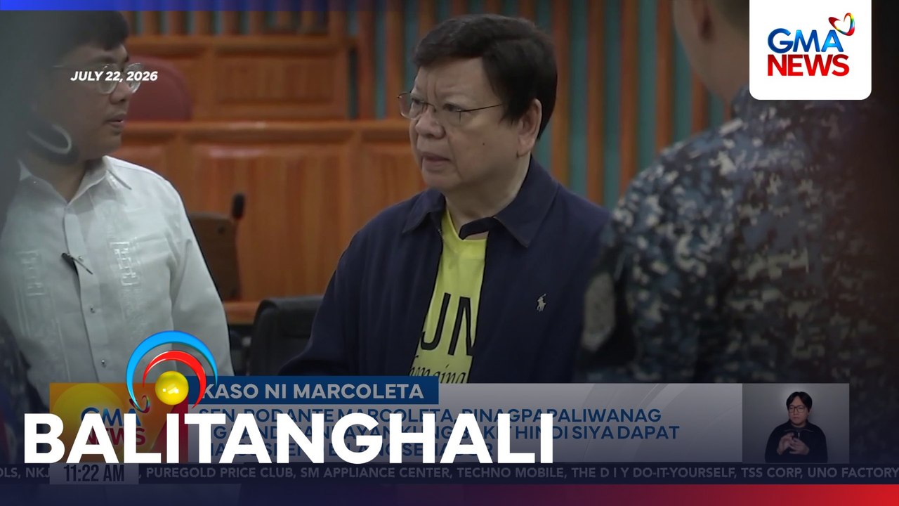Sen. Rodante Marcoleta, pinagpapaliwanag ng Sandiganbayan kung bakit hindi siya dapat ma-suspend bilang senador | Balitanghali