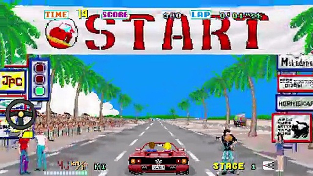 OUTRUN ARCADE SWITCH GOAL C WR.