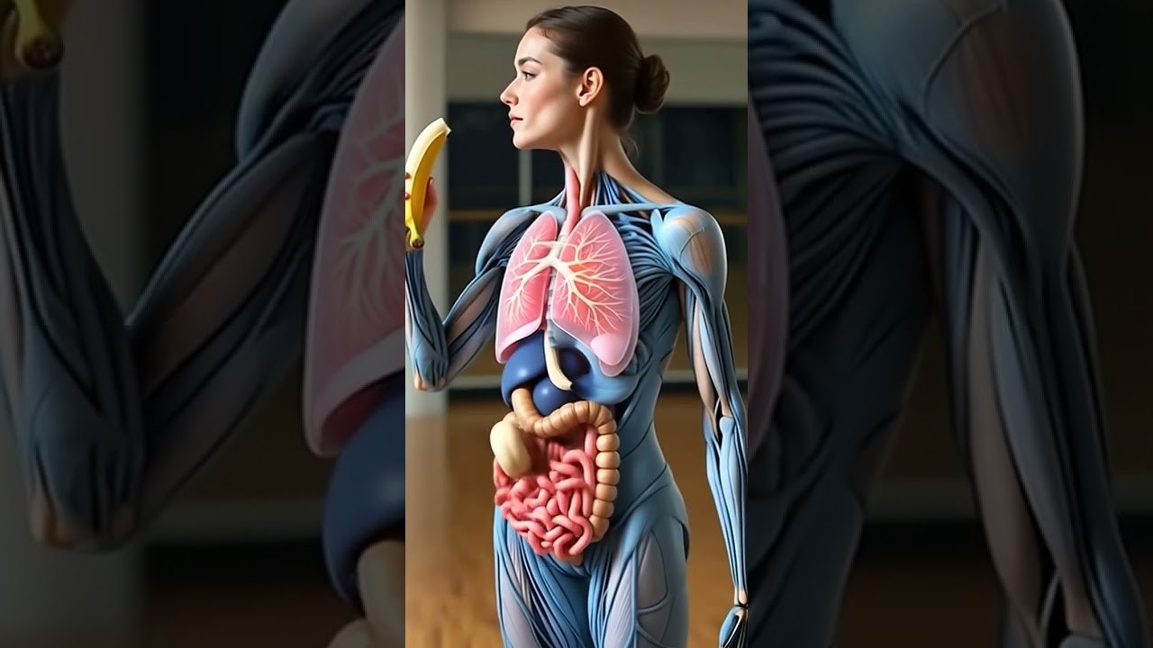 What Happens Inside Your Body After Eating a Banana | 3D Digestion Animation
