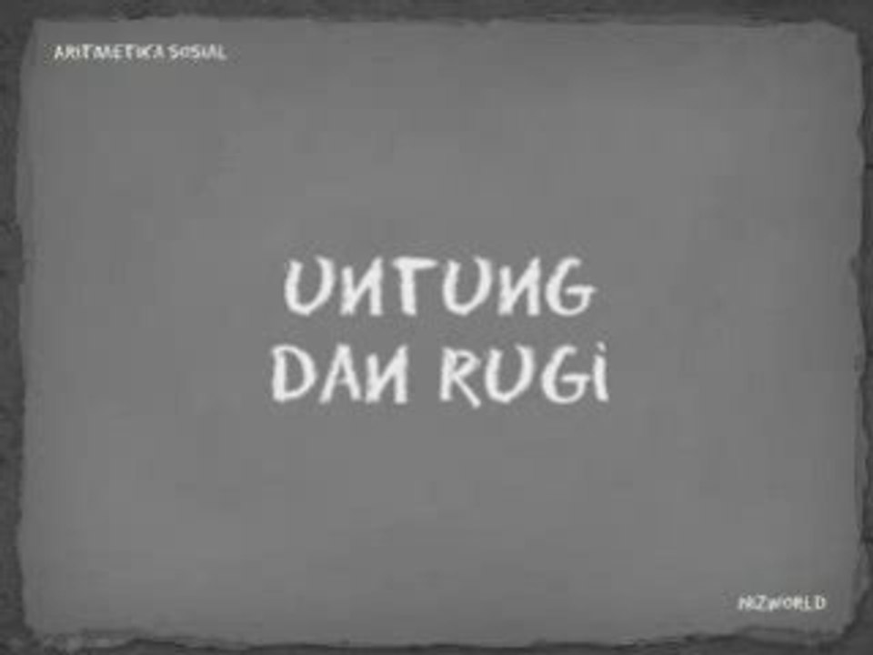 Untung dan Rugi