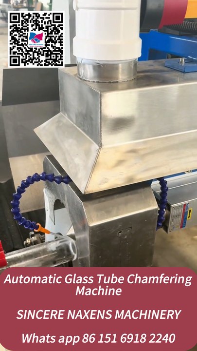 How to Polish Glass Tube?Automatic Glass Tube Chamfering Machine