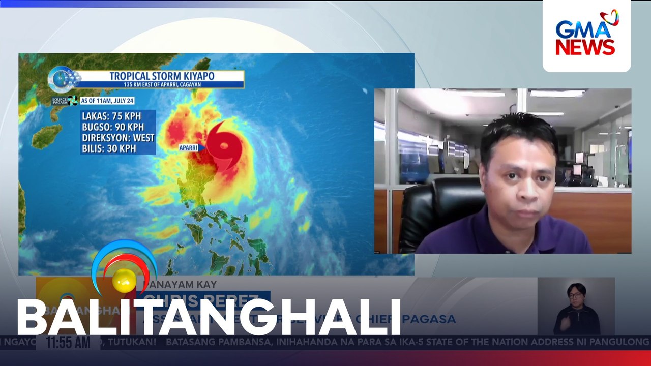 Panayam kay Chris Perez, Asst. Weather Services Chief, PAGASA (July 24, 2026) | Balitanghali