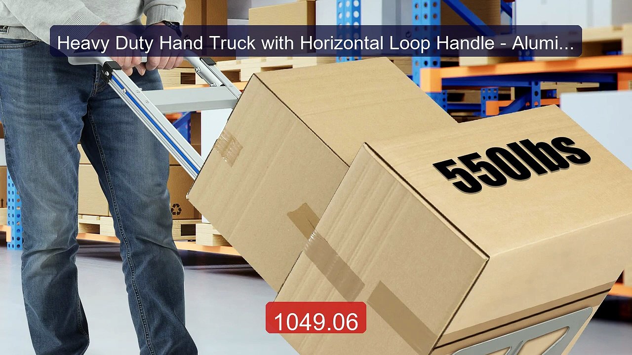 Heavy Duty Hand Truck with Horizontal Loop Handle - Aluminum D... -- Hot Deal 2026 | Limited Offer!