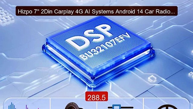 Hizpo 7'' 2Din Carplay 4G AI Systems Android 14 Car Radio for... Amazing Value 2026 | Must Have!