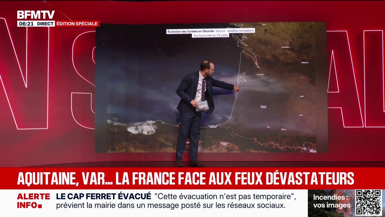 Le point sur les incendies dans les Landes, en Gironde et dans le Var