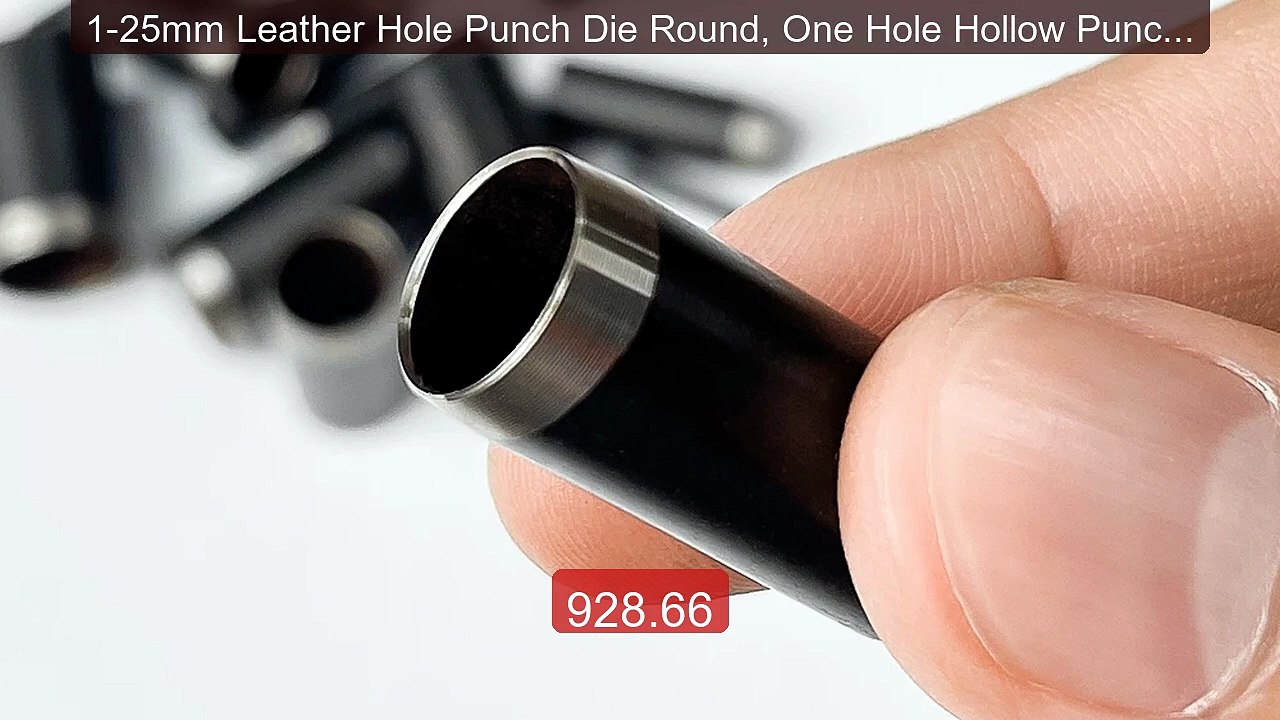 1-25mm Leather Hole Punch Die Round, One Hole Hollow Punch5 10... -- Hot Deal 2026 | Limited Offer!