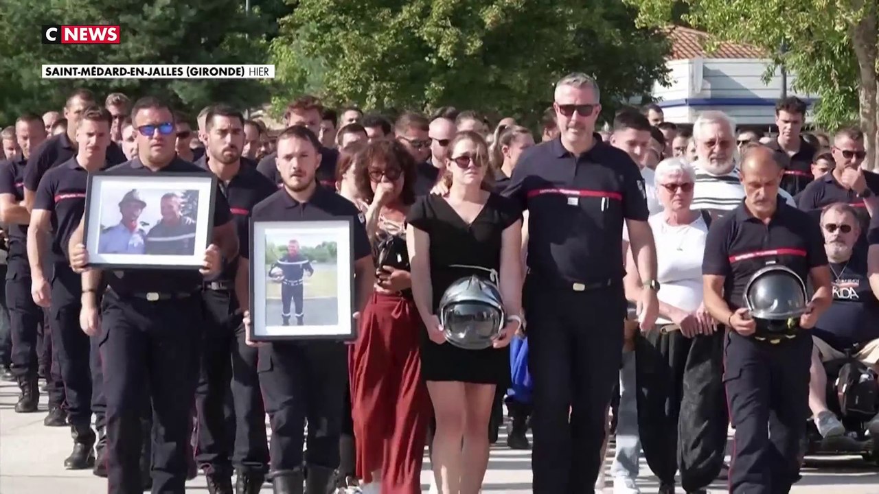 Pompiers décédés en Gironde : l'émouvant hommage