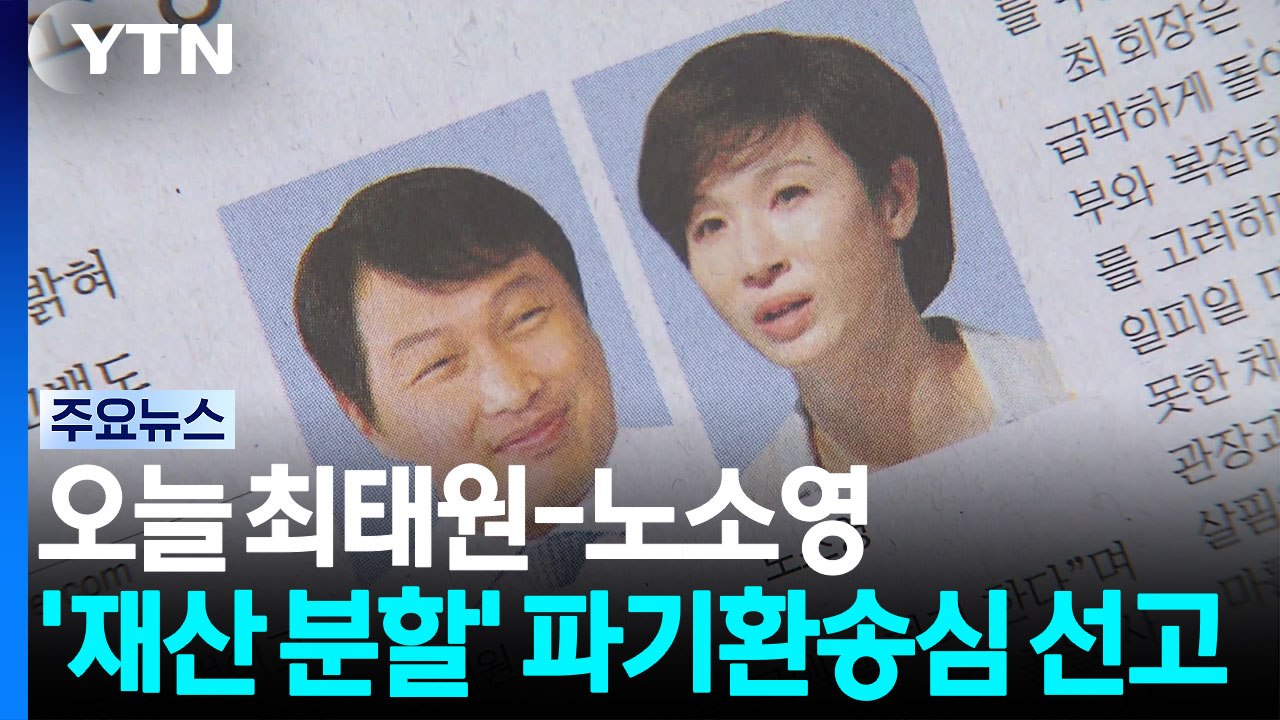 오늘 최태원-노소영 '세기의 재산분할' 파기환송심 선고 / YTN