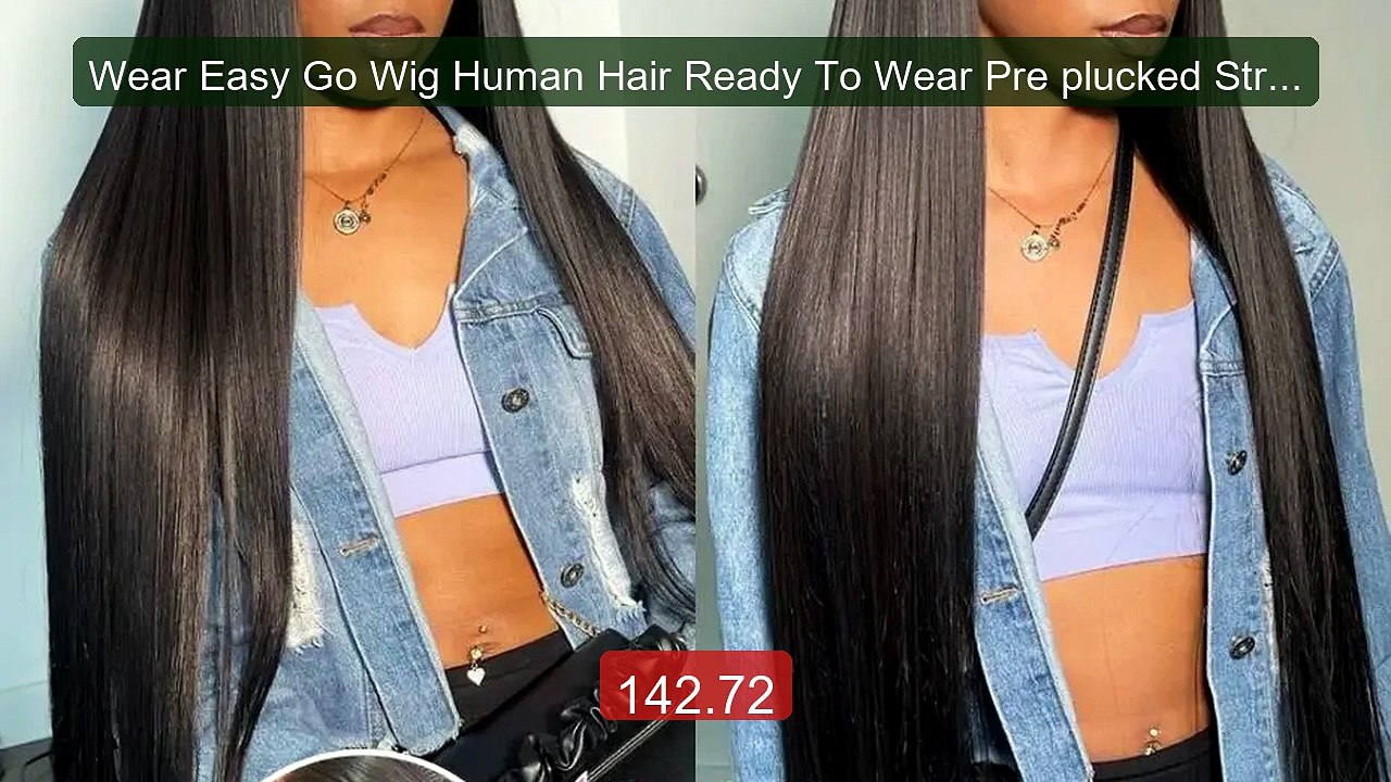Wear Easy Go Wig Human Hair Ready To Wear Pre plucked Strai... -- Top Pick 2026 | Unbeatable Price!