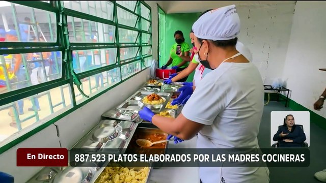 La Guaira | Cocineras de la patria garantizan la alimentación al campamento transitorio Francisco Aranda