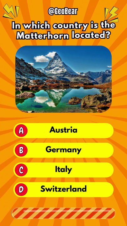 Where Is the Matterhorn Located? 🌍 (Only Geography Experts Get It Right)