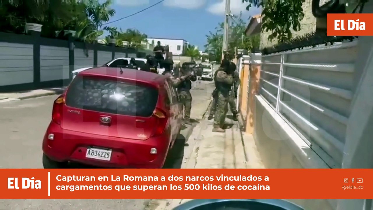 Capturan en La Romana a dos narcos vinculados a cargamentos que superan los 500 kilos de cocaína