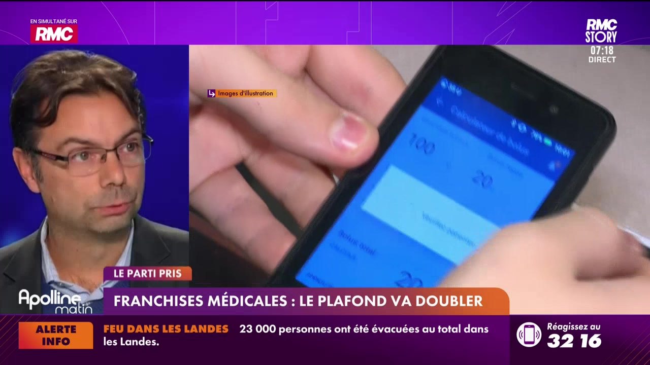 Le parti-pris : Doublement du plafond annuel des franchises médicales, “On est scandalisés, abattus… c'est une mesure injuste et inefficace" - 24/07