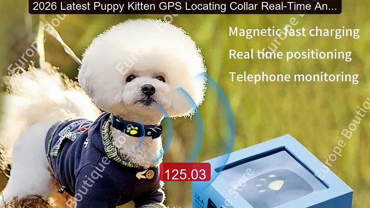 2026 Latest Puppy Kitten GPS Locating Collar Real-Time Anti... -- Top Pick 2026 | Unbeatable Price!