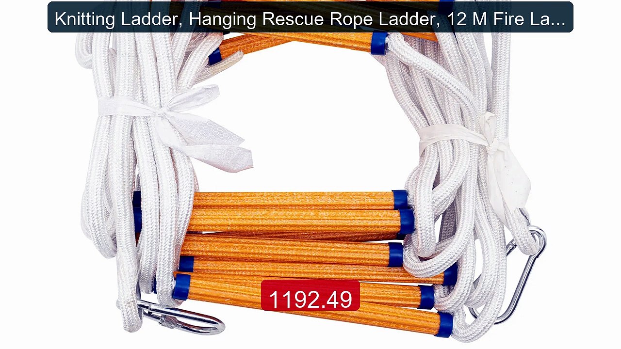 Knitting Ladder, Hanging Rescue Rope Ladder, 12 M Fire Ladder, Saf... -- Best Deal 2026 | Shop Now!