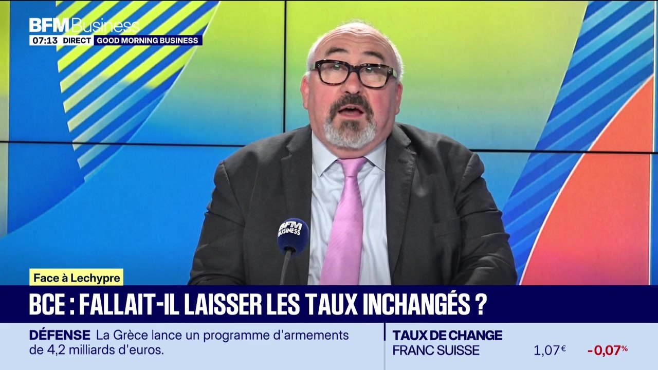 Emmanuel Lechypre face à Étienne Bracq : BCE, fallait-il laisser les taux inchangés ? - 24/07