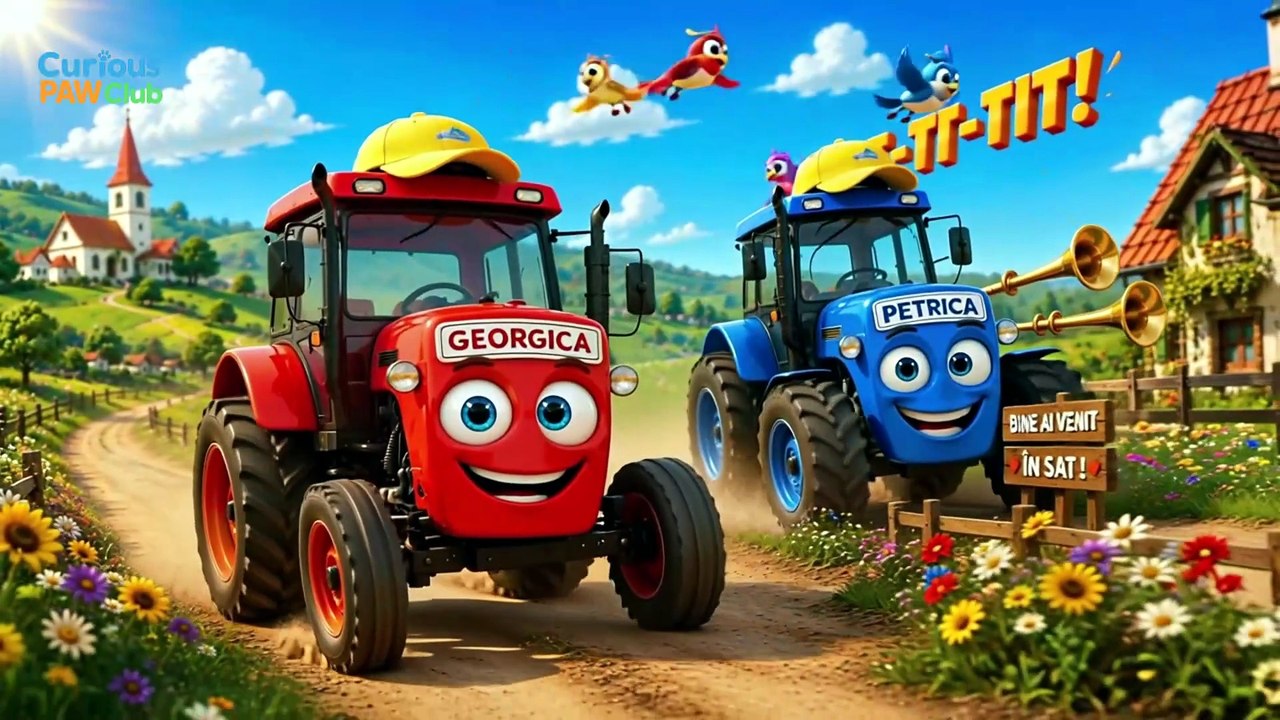 Georgică, Petrică & Vasilică's Loudest Tractor Song! 🚜✨