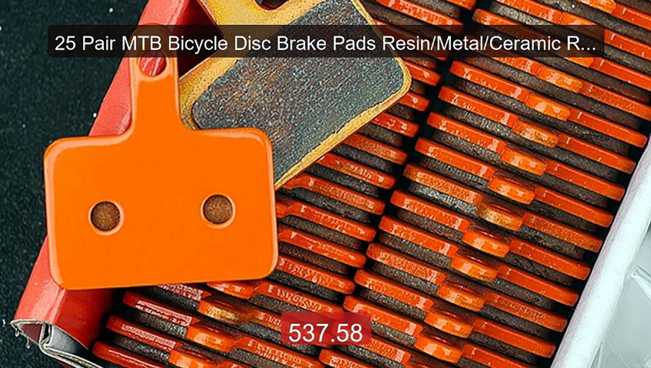 25 Pair MTB Bicycle Disc Brake Pads Resin/Metal/Ceramic Road ... -- Amazing Value 2026 | Must Have!