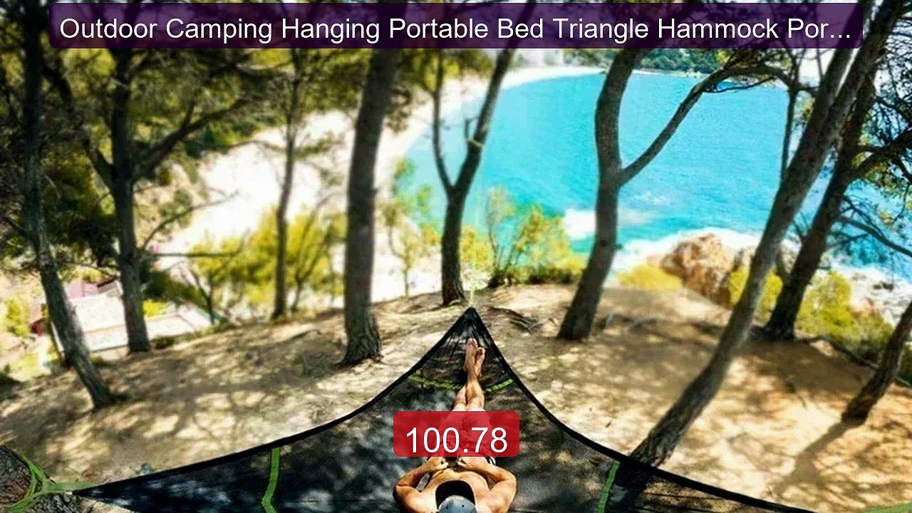 Outdoor Camping Hanging Portable Bed Triangle Hammock Portabl... -- Amazing Value 2026 | Must Have!