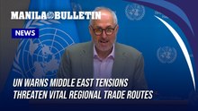 UN warns Middle East tensions threaten vital regional trade routes
