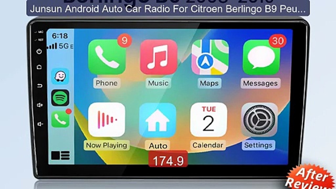 Junsun Android Auto Car Radio For Citroen Berlingo B9 Peugeot Partn... -- Top Rated 2026 | Buy Now!