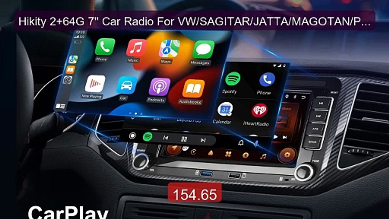 Hikity 2+64G 7'' Car Radio For VW/SAGITAR/JATTA/MAGOTAN/PASSAT... -- Best Buy 2026 | Great Quality!