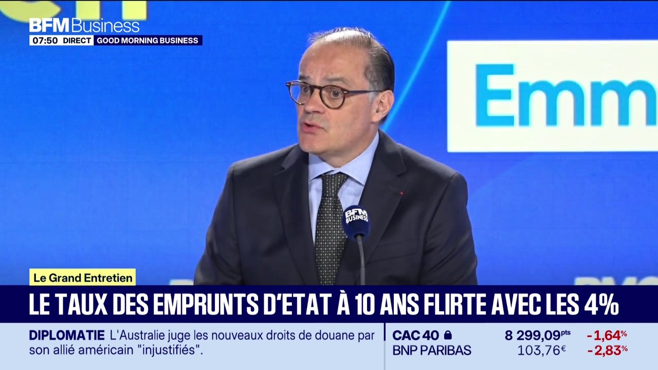 Le Grand entretien : Le taux des emprunts d'État à 10 ans flirte avec les 4% - 24/07