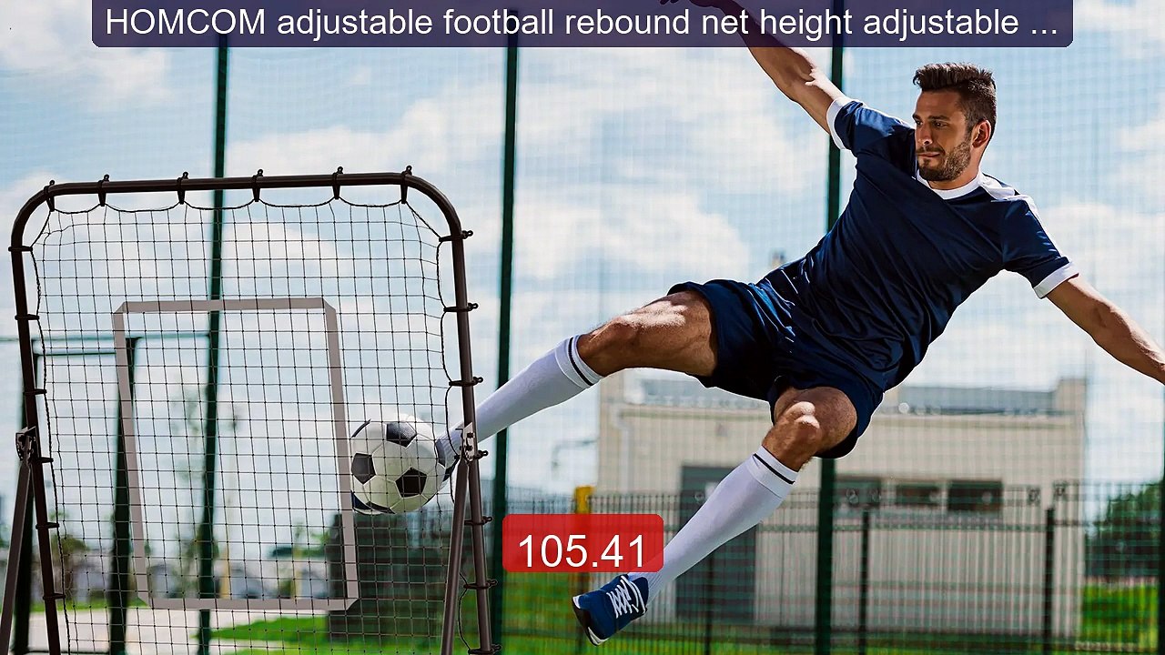 HOMCOM adjustable football rebound net height adjustable angle... -- Best Buy 2026 | Great Quality!