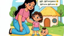 🏃‍♀️ ஓடி வாங்க! அம்மா அப்பா கூப்பிடும் குட்டி | தமிழ் குழந்தைகள் பாடல் | Little Star Rhymes Tamil