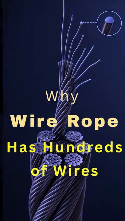 DID YOU KNOW -  Why Wire Rope Has Hundreds of Wires ?