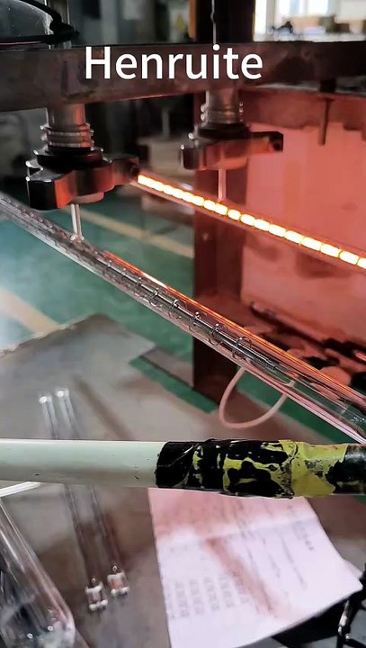 Clear Transparent Quartz Short Wave Infrared Heating Tube 400V 2500W 3000w 380mm PET Blow Molding Machine Heater