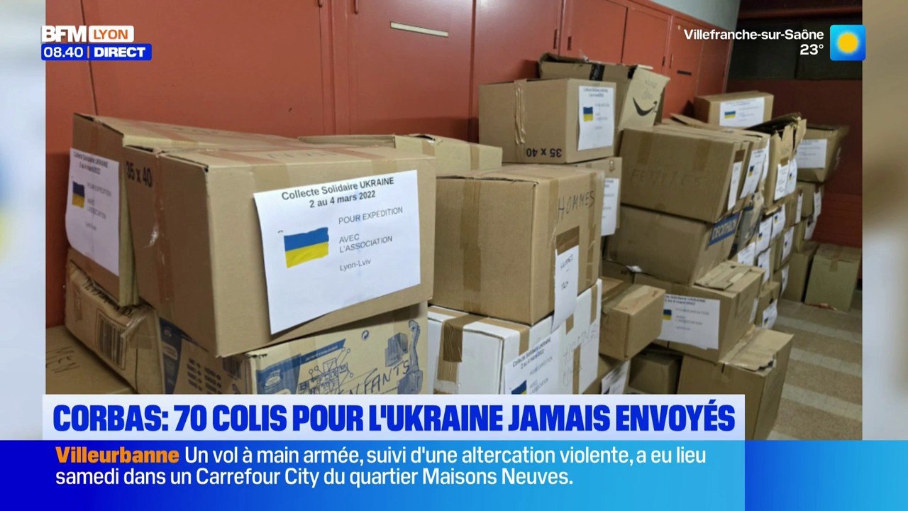Corbas : près de 70 cartons de vêtements et de chaussures pour l’Ukraine jamais envoyés depuis 4 ans