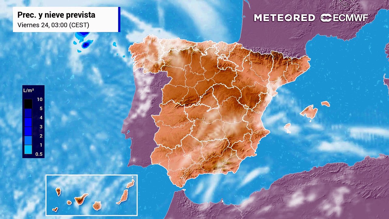 Las tormentas dejarán lluvias intensas en el noroeste