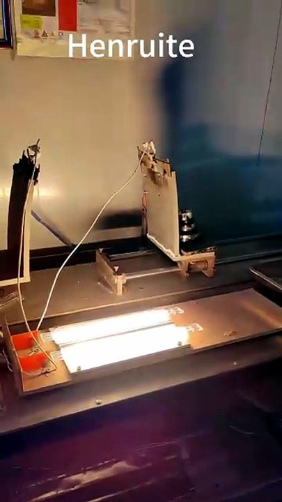 Twin Tube Semi Gold Coated Infrared Heating Lamp 220V 2000W Adjustable Length Quartz Infrared Heating Pipe for Drying Oven